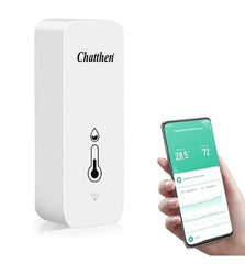 CHATTHEN wifi termometer in higrometer za notranje prostore z aplikacijo