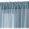 2x 140x175cm MIULEE Prosojne Voile Zavese