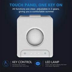 Prenosni namizni ventilator za dom in pisarno