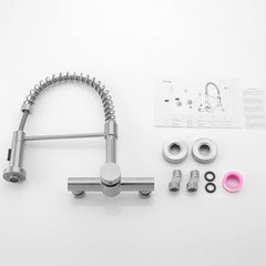 TONDIY stenska kuhinjska pipa z izvlečno prho iz nerjavečega jekla