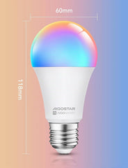 2x AIGOSTAR pametna LED žarnica RGB z daljincem
