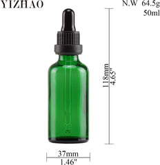 12x YIZHAO 50 ml steklena kapalna steklenička