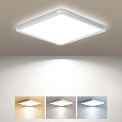 ZEMTY 18 cm kvadratna LED stropna svetilka