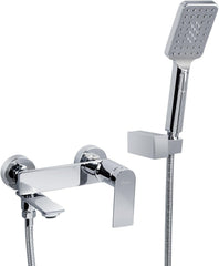 PHASAT stenska kopalniška armatura z 3-načinsko ročno prho