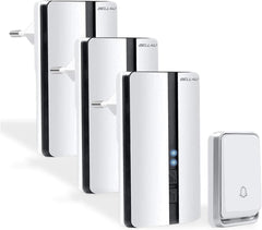 BELL4U brezžični zvonec z baterijo in tremi sprejemniki