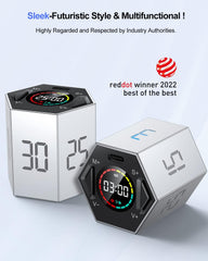 TICKTIME Digitalni Timer s Štoparico in Alarmom