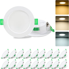 20x FYNOKST 88 mm LED vgradni reflektor 7 W IP44