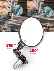 KEMIMOTO CNC vrtljivo 360° okroglo ogledalo za krmilo