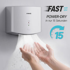 AIKE kompaktni električni sušilnik za roke 1400W, AK2630S