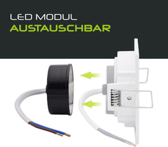 LUMARE Vgradna ekstra ploska LED svetilka Lumare 4 W