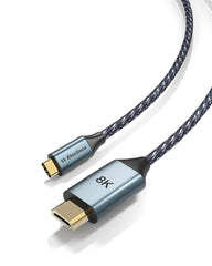 ELEXLINCO USB-C HDMI kabel združljiv z MacBook, iPad, Dell, TV in projektorji - 2m