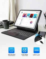 Osvetljena tipkovnica Magic Keyboard za iPad Pro 12.9 (3.–6. generacija), z lebdečim stojalom in sledilno ploščico