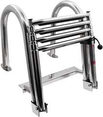 KAOLALI Zložljiva teleskopska lestev lestev za čolne, pomole in plavajoče ploščadi - nosilnost 200 kg