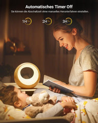 2x BONSERY polnilna nočna LED svetilka z daljincem