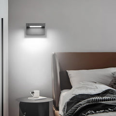 Zunanja/stenska LED svetilka, 6500 K hladno bela, z 350° nastavljivo ploščo