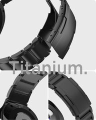 MIIMALL Titanov Pašček za Samsung Galaxy Watch Ultra 47 mm (2024/2025)