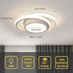 COMELY LED stropna svetilka 32W 4500K 27cm