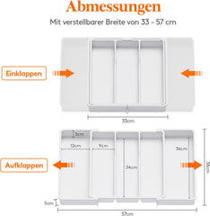 LIFEWIT raztegljiv organizator za jedilni pribor