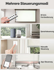 MOES pametno WiFi stikalo za rolete z glasovnim upravljanjem - komplet 4 kosov