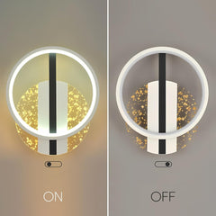 Moderna okrogla stenska LED svetilka 24 W z nastavljivo barvo svetlobe