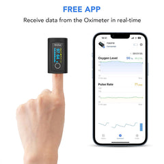 VIATOM pulzni oksimeter za prst z aplikacijo