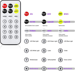 ZONQOONZ 100 W Disco LED svetilka za zabave