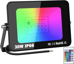 RIGIDON 30 W RGB LED reflektor z daljinskim upravljalnikom