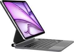 JADEMALL osvetljena tipkovnica za iPad Air 13" (M3 2025 / M2 2024) in iPad Pro 12.9"