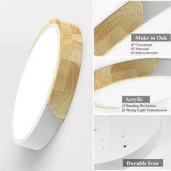 KAMBO 30 cm LED stropna svetilka 24 W 4500 K