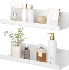 LOFTPLUS akrilna stenska polica brez vrtanja - komplet 2 kos