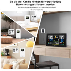 KETOTEK brezžična vremenska postaja z zunanjim senzorjem