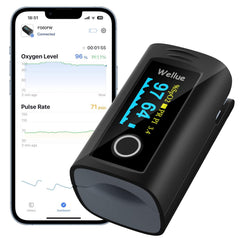 VIATOM pulzni oksimeter za prst z aplikacijo