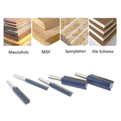 SINOPROTOOLS komplet 4 karbidnih rezkarjev za utore - 8/10/12/20 mm