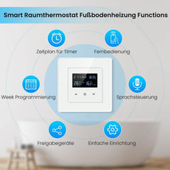 MIYOUKE Smart WiFi termostat za talno gretje 55×55mm