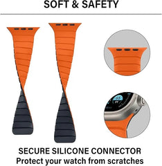 SIXMOAT silikonski magnetni pašček za Apple Watch 38, 40, 41 in 42 mm