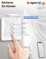 MOES pametno WiFi stikalo za rolete z glasovnim upravljanjem - komplet 4 kosov