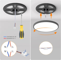 OTREN 48 W moderna LED stropna svetilka - 3000 K