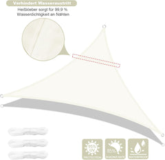 AXT SHADE vodoodbojna trikotna senčna ponjava - 3 × 3 × 3 m
