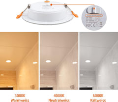 6x DA LIGHT 120×26mm 9 W LED vgradni reflektorji