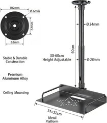 FESATCCOZ nastavljiv nosilec za projektor 30–60 cm