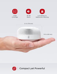 Pametni Wi-Fi dimni alarm z zamenljivo baterijo in funkcijo samopreizkusa