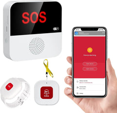 CHATTHEN WiFi set za klic v sili z zapestnico in gumbom