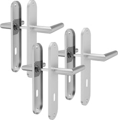 3x AWMNSRMAN komplet kljuk za notranja vrata 72 mm DIN BB