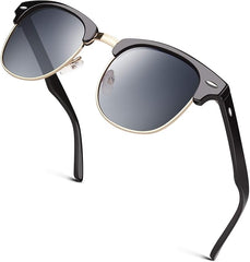 GQUEEN polarizirana pol-okvirna sončna očala z UV400 zaščito