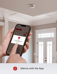 Pametni Wi-Fi dimni alarm z zamenljivo baterijo in funkcijo samopreizkusa