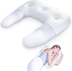 SAHEYER U-oblikovan ortopedski vzglavnik iz memory pene z ergonomsko podporo za vrat in ramena
