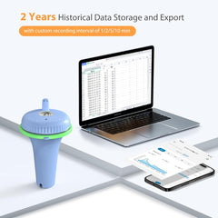 INKBIRD Bluetooth plavajoči digitalni termometer za bazen z aplikacijo