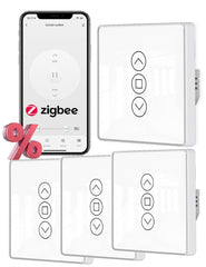 MOES pametno WiFi stikalo za rolete z glasovnim upravljanjem - komplet 4 kosov