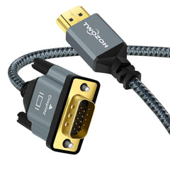 TWOZOH 1080p 60 Hz HDMI v VGA Kabel - 1 m