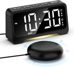 MESQOOL vibracijska digitalna budilka z USB polnjenjem